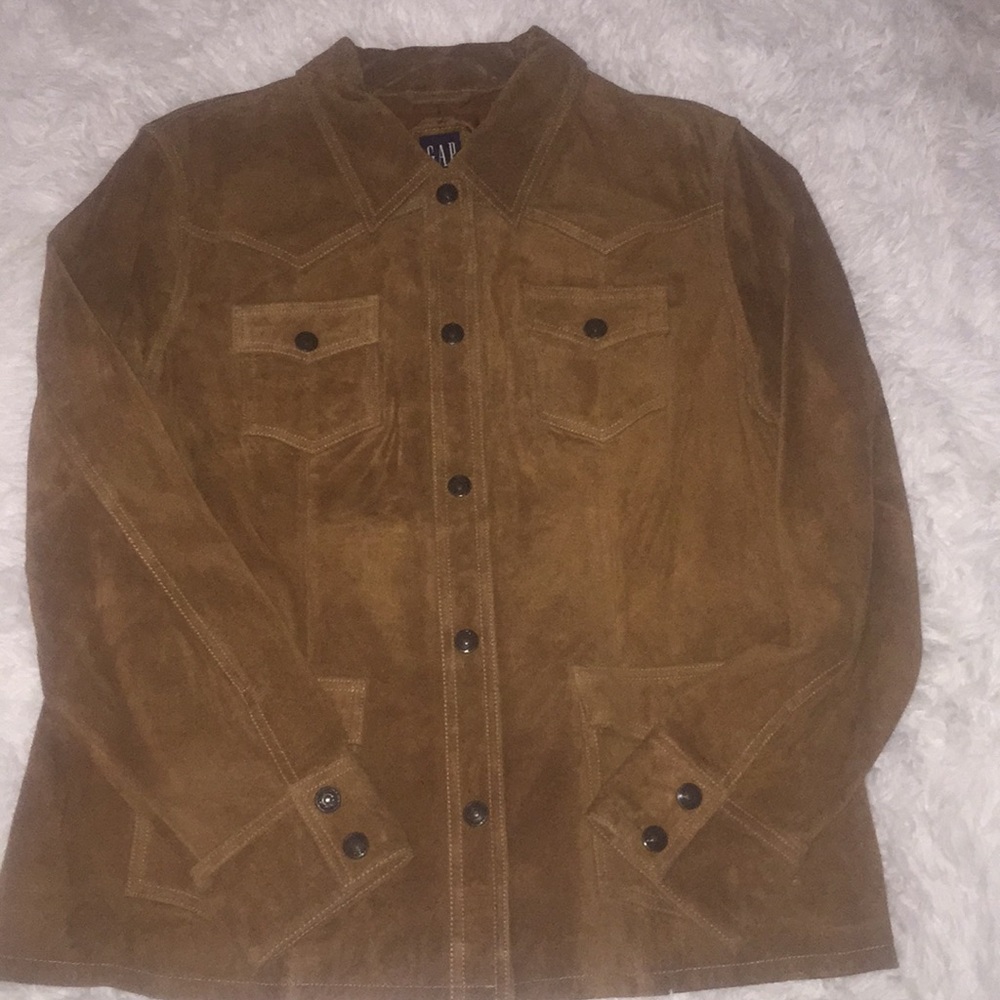 Gap suede leather jacket